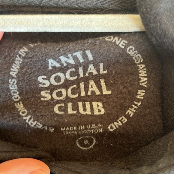 Anti SocialSocial Club
x Pit+Paddock Graphic Print Hoodie Small - Picture 6 of 6